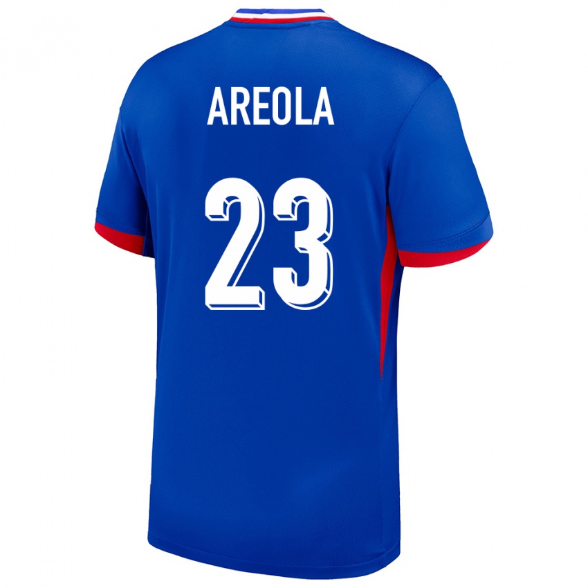 Niño Camiseta Francia Alphonse Areola #23 Azul 1ª Equipación 24-26 La Camisa México