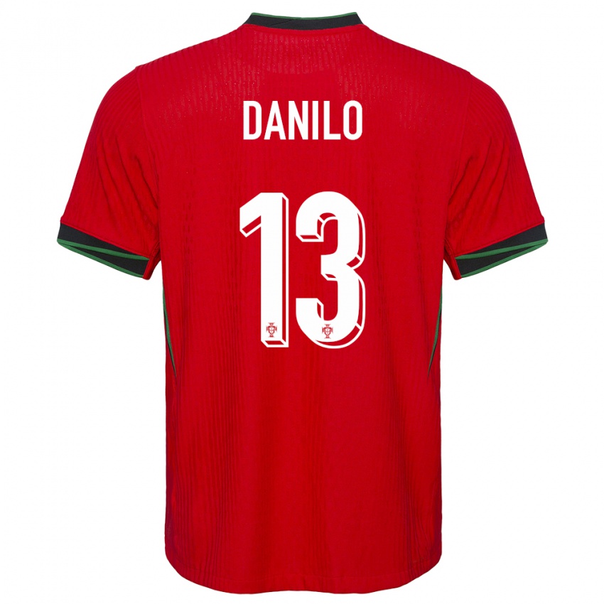 Niño Camiseta Portugal Danilo Pereira #13 Rojo 1ª Equipación 24-26 La Camisa México