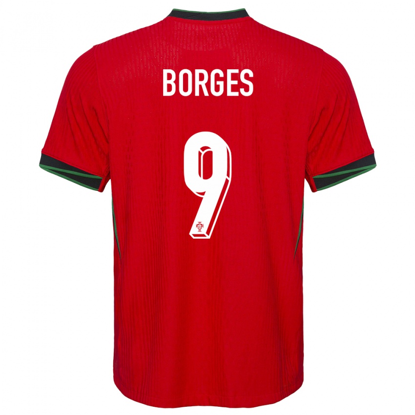 Niño Camiseta Portugal Ana Borges #9 Rojo 1ª Equipación 24-26 La Camisa México