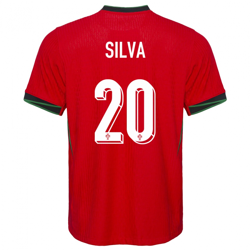 Niño Camiseta Portugal Fabio Silva #20 Rojo 1ª Equipación 24-26 La Camisa México