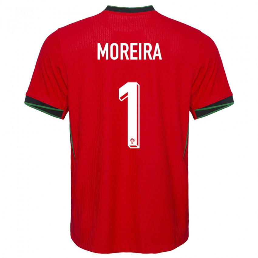 Niño Camiseta Portugal Andre Moreira #1 Rojo 1ª Equipación 24-26 La Camisa México