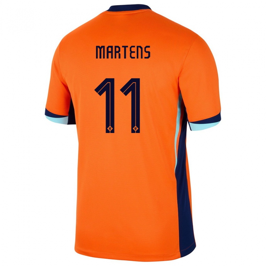 Niño Camiseta Países Bajos Lieke Martens #11 Naranja 1ª Equipación 24-26 La Camisa México