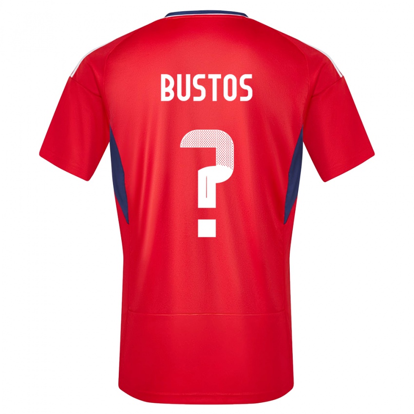 Niño Camiseta Costa Rica Roy Bustos #0 Rojo 1ª Equipación 24-26 La Camisa México