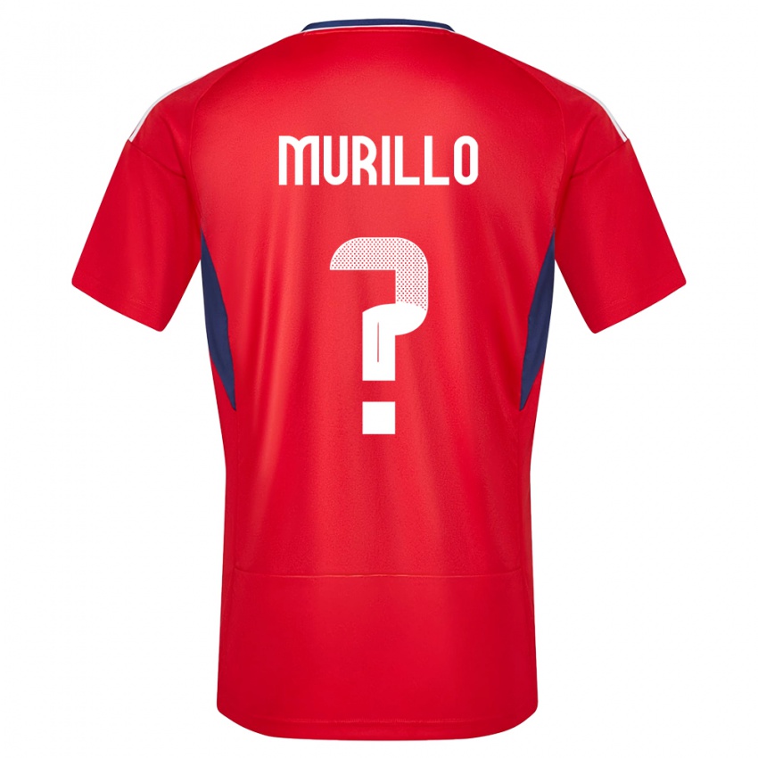 Niño Camiseta Costa Rica Isaac Murillo #0 Rojo 1ª Equipación 24-26 La Camisa México