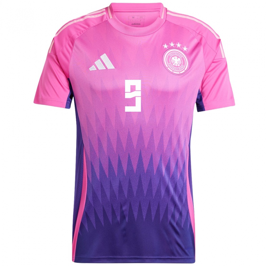 Niño Camiseta Alemania Svenja Huth #9 Rosado Morado 2ª Equipación 24-26 La Camisa México