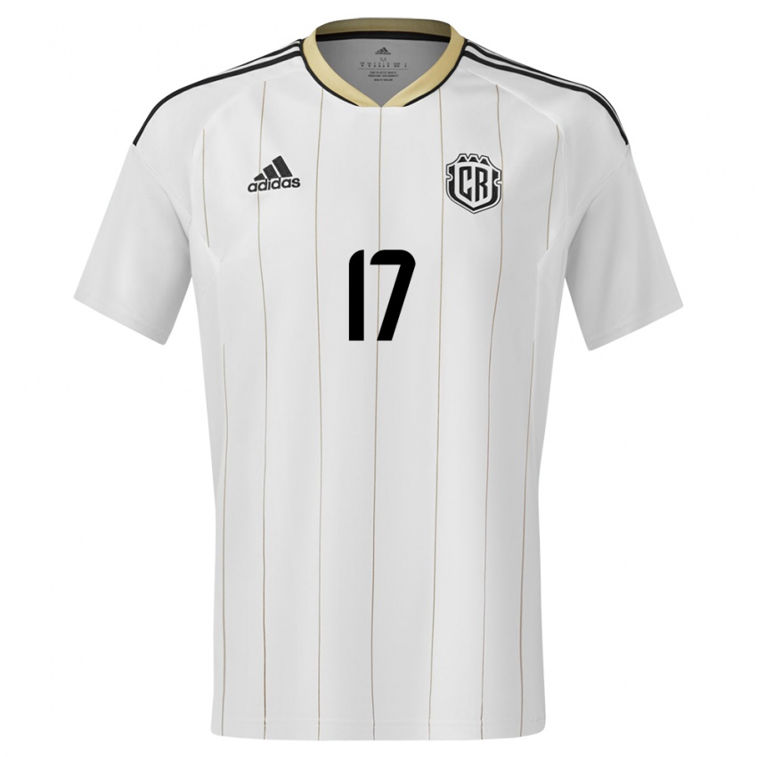 Niño Camiseta Costa Rica Michelle Montero #17 Blanco 2ª Equipación 24-26 La Camisa México