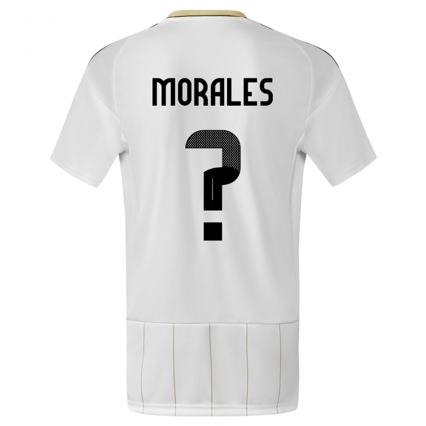 Niño Camiseta Costa Rica Bryan Morales #0 Blanco 2ª Equipación 24-26 La Camisa México
