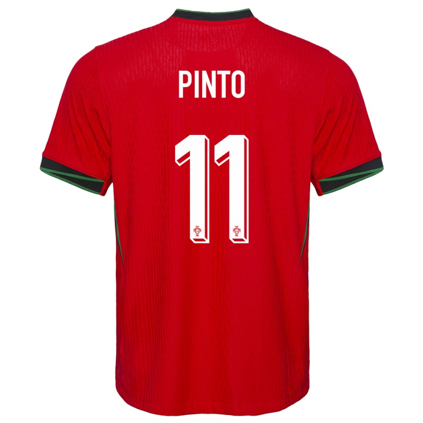 Hombre Camiseta Portugal Tatiana Pinto #11 Rojo 1ª Equipación 24-26 La Camisa México