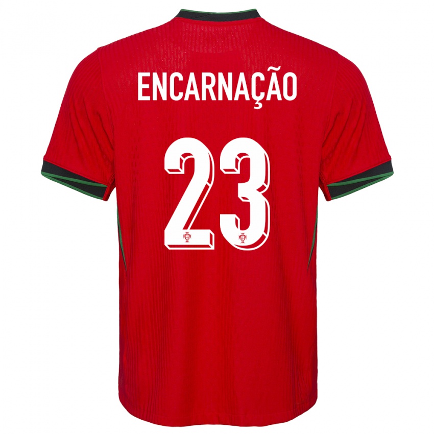 Hombre Camiseta Portugal Telma Encarnacao #23 Rojo 1ª Equipación 24-26 La Camisa México