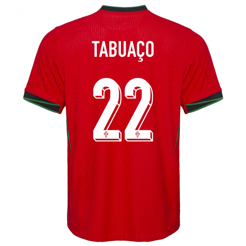 Hombre Camiseta Portugal Goncalo Tabuaco #22 Rojo 1ª Equipación 24-26 La Camisa México