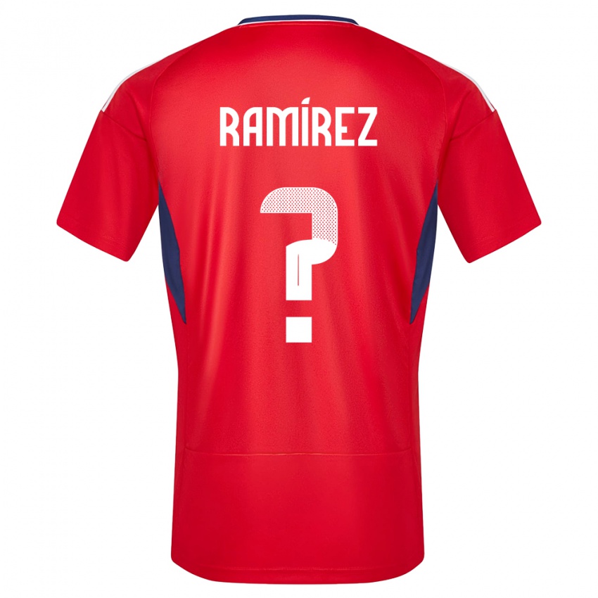 Hombre Camiseta Costa Rica Walter Ramirez #0 Rojo 1ª Equipación 24-26 La Camisa México