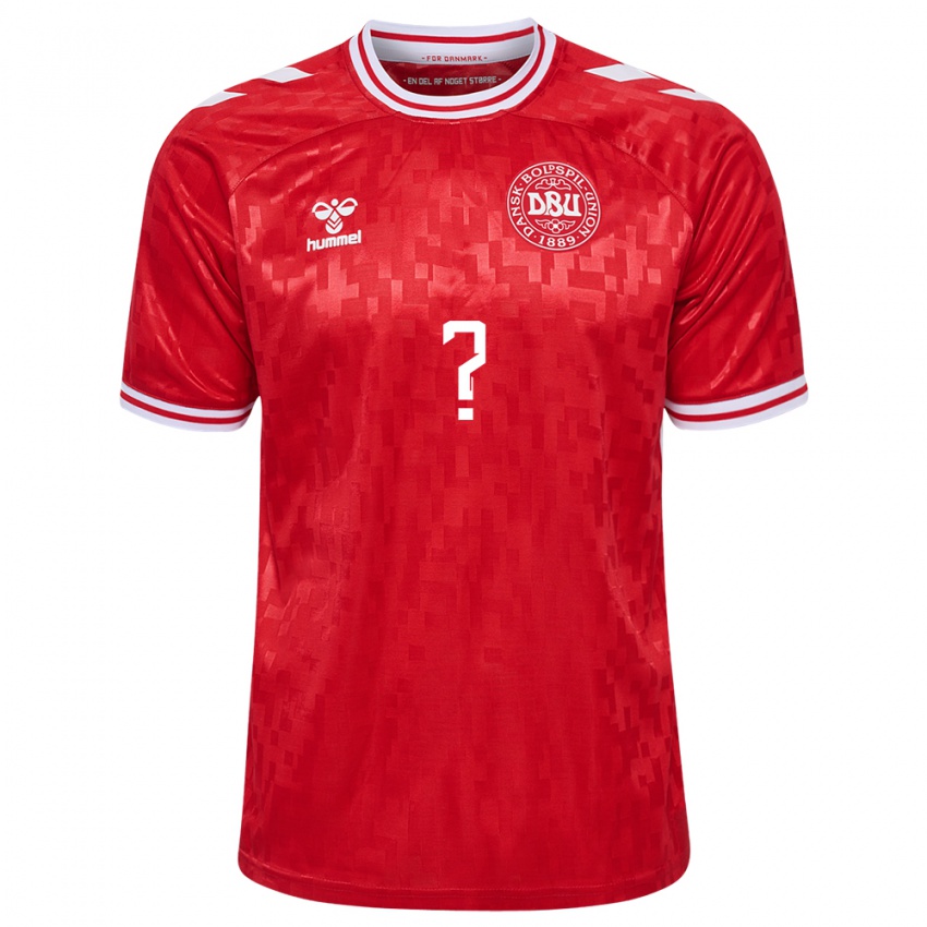 Hombre Camiseta Dinamarca Adam Fuglsang #0 Rojo 1ª Equipación 24-26 La Camisa México