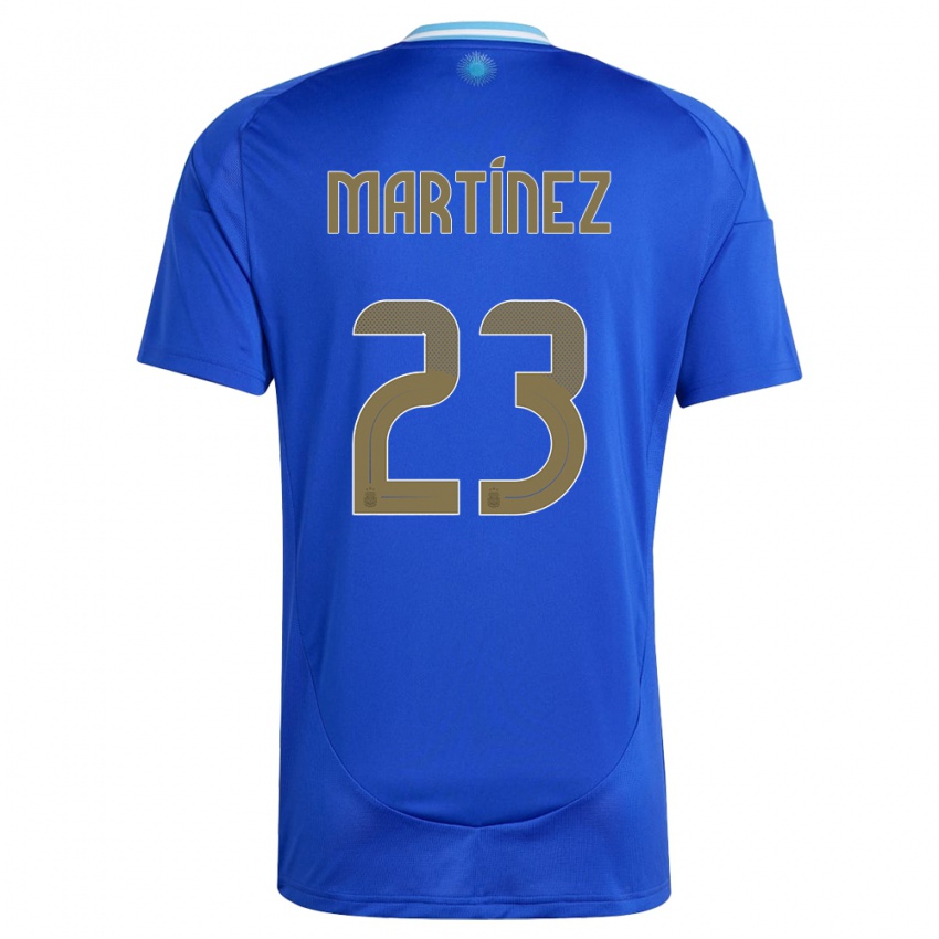 Hombre Camiseta Argentina Emiliano Martinez #23 Azul 2ª Equipación 24-26 La Camisa México