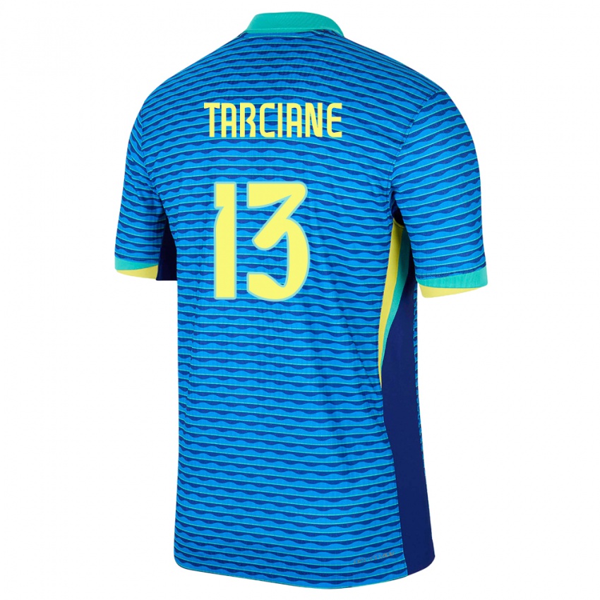Hombre Camiseta Brasil Tarciane #13 Azul 2ª Equipación 24-26 La Camisa México