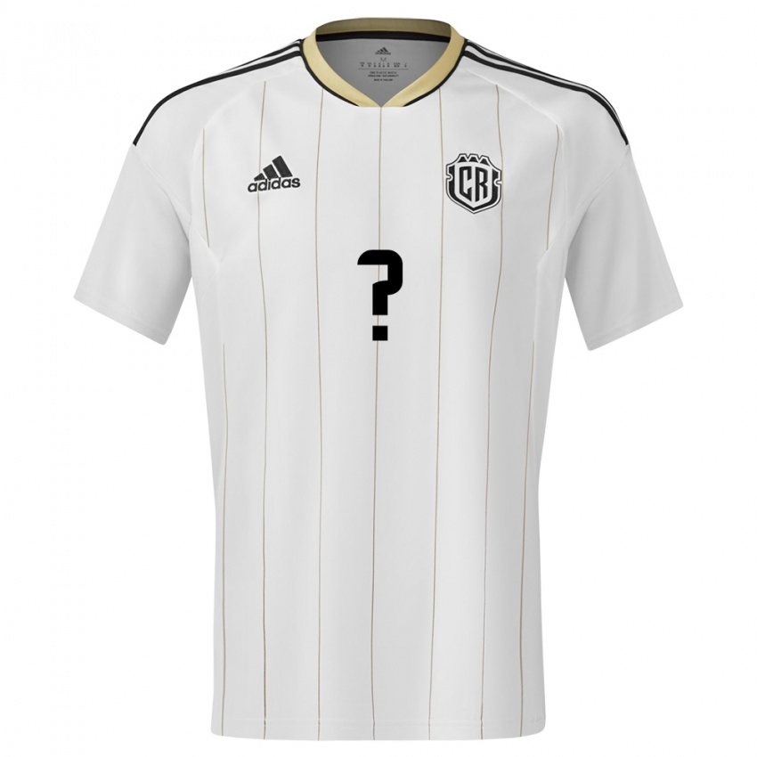 Hombre Camiseta Costa Rica Mathias Castro #0 Blanco 2ª Equipación 24-26 La Camisa México