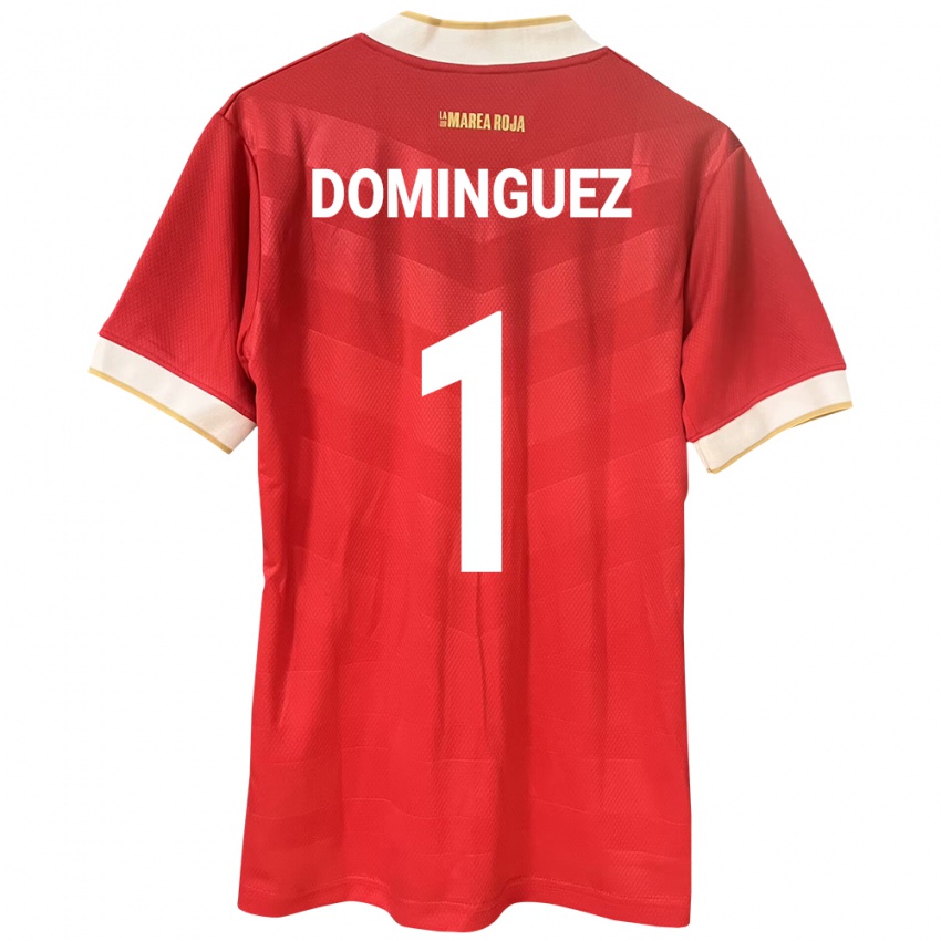 Mujer Camiseta Panamá Valeska Domínguez #1 Rojo 1ª Equipación 24-26 La Camisa México