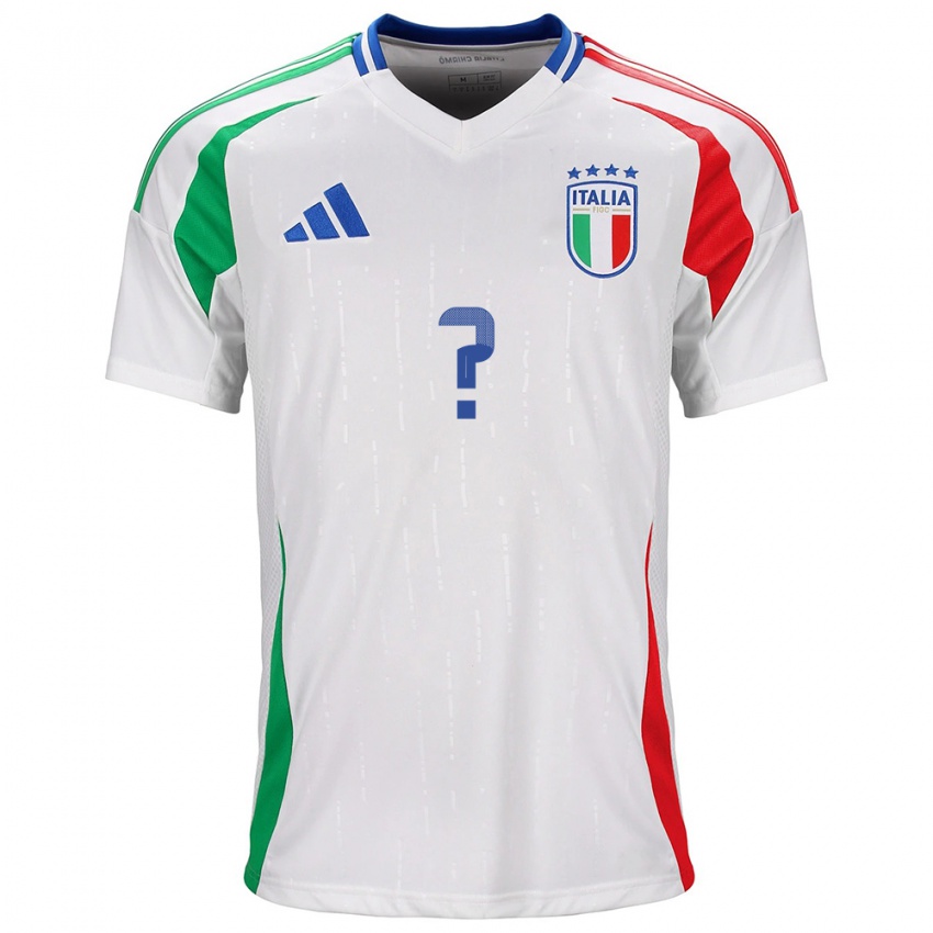 Mujer Camiseta Italia Andrea Cambiaso #0 Blanco 2ª Equipación 24-26 La Camisa México