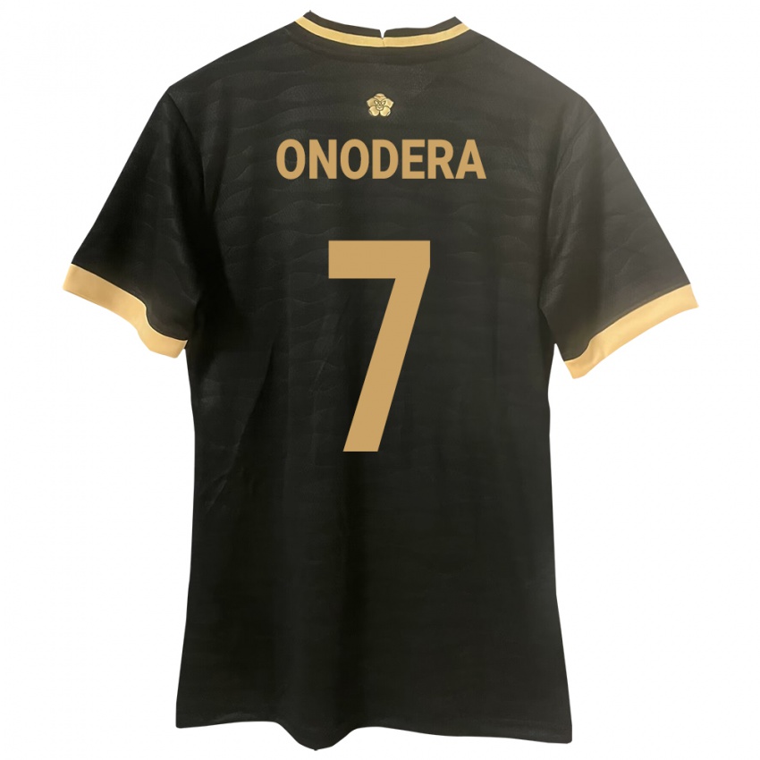 Mujer Camiseta Panamá Alison Onodera #7 Negro 2ª Equipación 24-26 La Camisa México