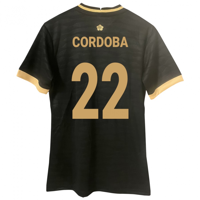 Mujer Camiseta Panamá Farissa Córdoba #22 Negro 2ª Equipación 24-26 La Camisa México