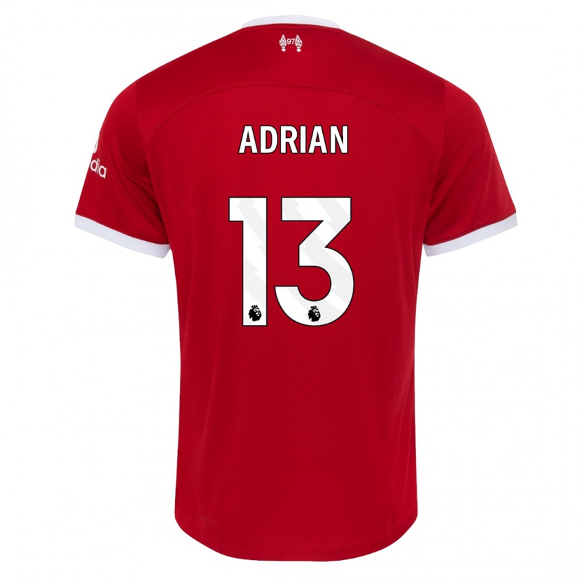 Niño Camiseta Adrian #13 Rojo 1ª Equipación 2023/24 La Camisa México