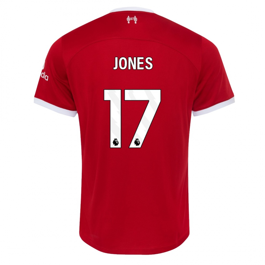 Niño Camiseta Curtis Jones #17 Rojo 1ª Equipación 2023/24 La Camisa México
