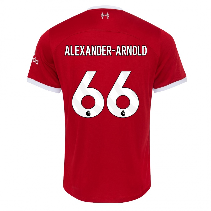 Niño Camiseta Trent Alexander-Arnold #66 Rojo 1ª Equipación 2023/24 La Camisa México