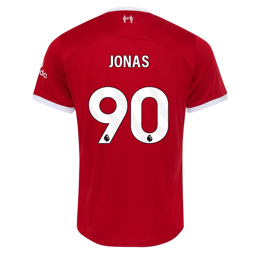 Niño Camiseta Lee Jonas #90 Rojo 1ª Equipación 2023/24 La Camisa México