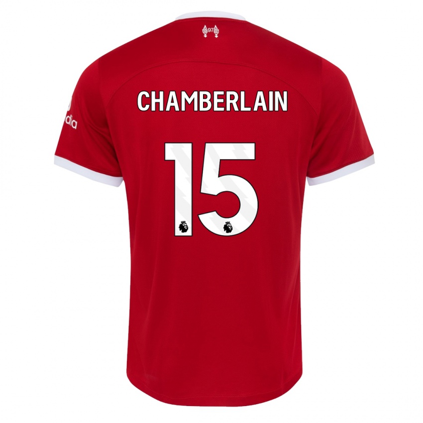 Niño Camiseta Alex Oxlade Chamberlain #15 Rojo 1ª Equipación 2023/24 La Camisa México