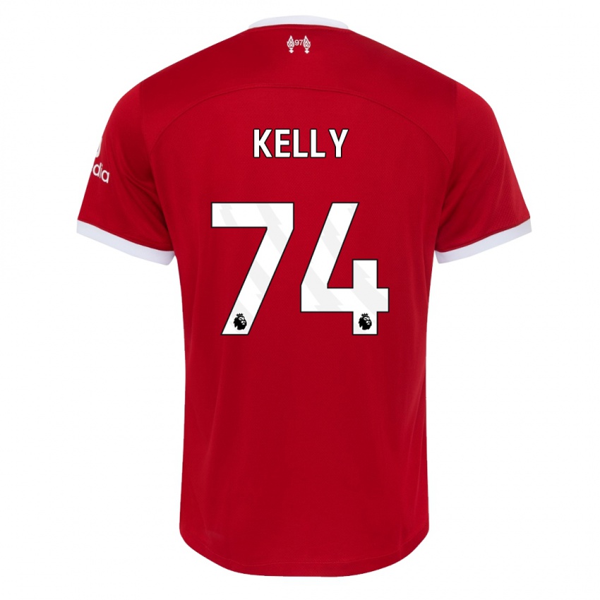 Niño Camiseta Oscar Kelly #74 Rojo 1ª Equipación 2023/24 La Camisa México