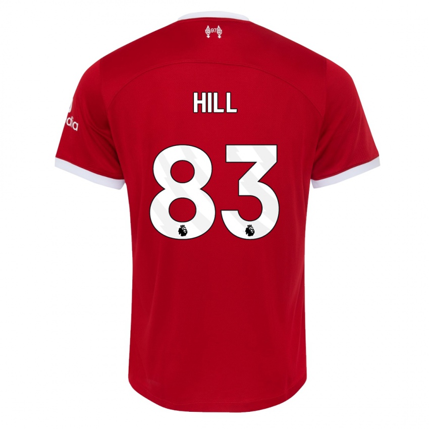 Niño Camiseta Thomas Hill #83 Rojo 1ª Equipación 2023/24 La Camisa México