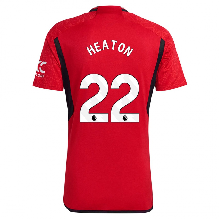 Niño Camiseta Tom Heaton #22 Rojo 1ª Equipación 2023/24 La Camisa México