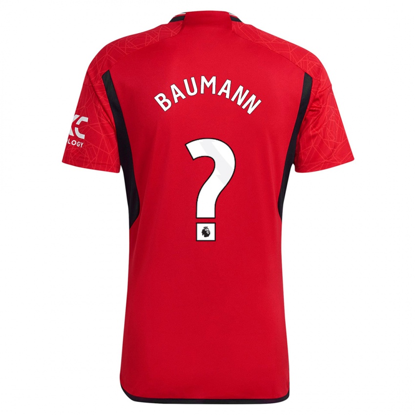 Niño Camiseta Zach Baumann #0 Rojo 1ª Equipación 2023/24 La Camisa México
