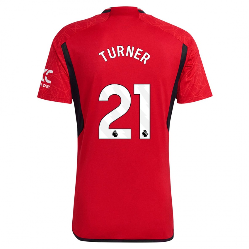Niño Camiseta Millie Turner #21 Rojo 1ª Equipación 2023/24 La Camisa México