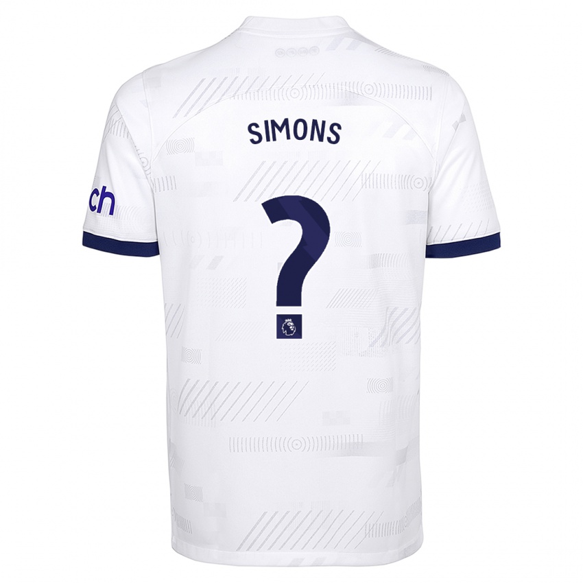 Niño Camiseta Zach Simons #0 Blanco 1ª Equipación 2023/24 La Camisa México