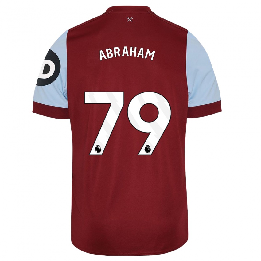 Niño Camiseta Dondre Abraham #79 Granate 1ª Equipación 2023/24 La Camisa México