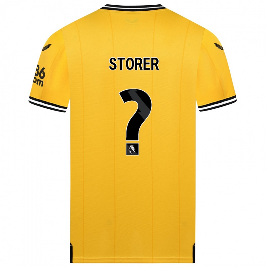 Niño Camiseta James Storer #0 Amarillo 1ª Equipación 2023/24 La Camisa México