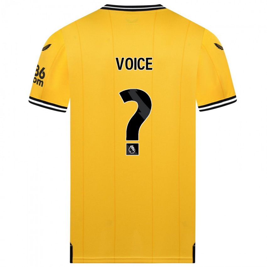 Niño Camiseta Caden Voice #0 Amarillo 1ª Equipación 2023/24 La Camisa México