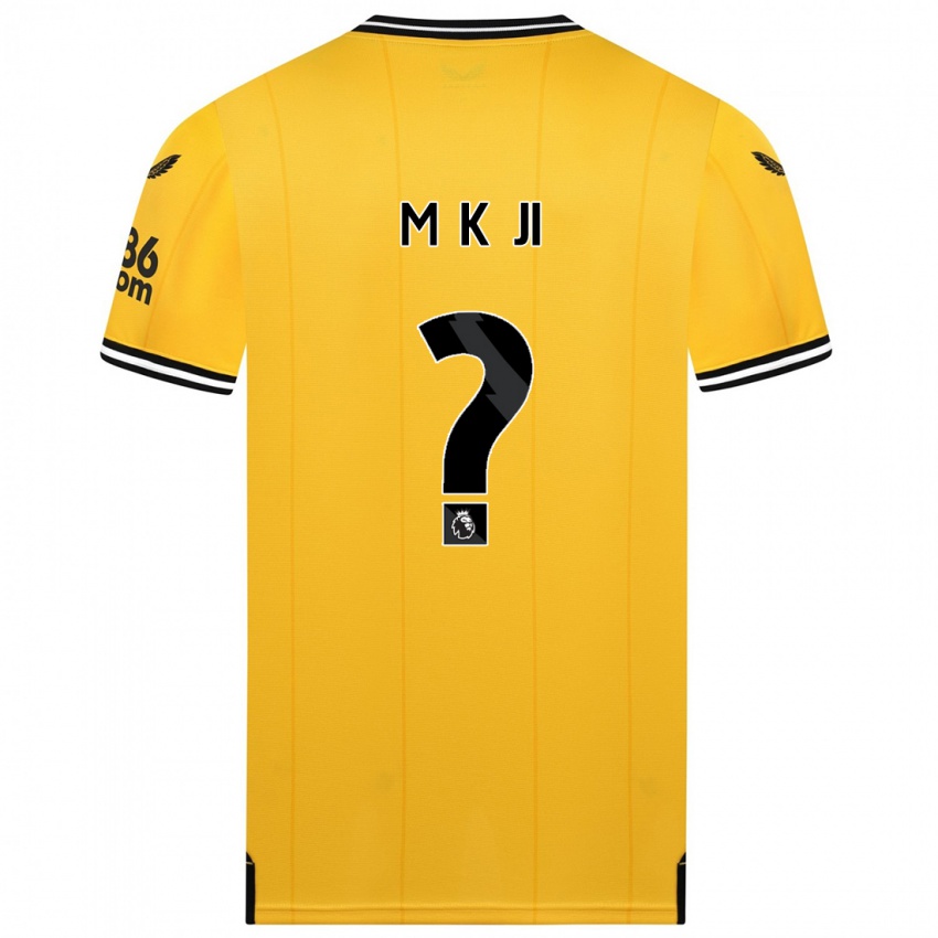 Niño Camiseta Min-Kyu Ji #0 Amarillo 1ª Equipación 2023/24 La Camisa México