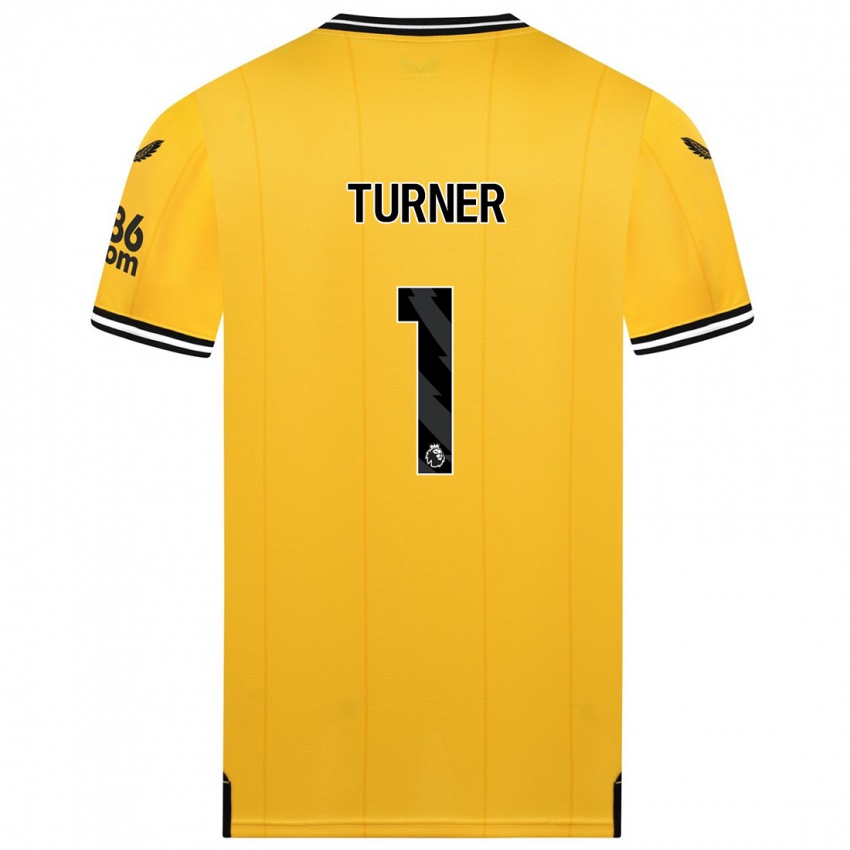 Niño Camiseta Shannon Turner #1 Amarillo 1ª Equipación 2023/24 La Camisa México