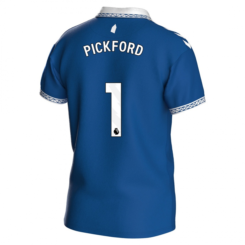 Niño Camiseta Pickford #1 Azul Real 1ª Equipación 2023/24 La Camisa México
