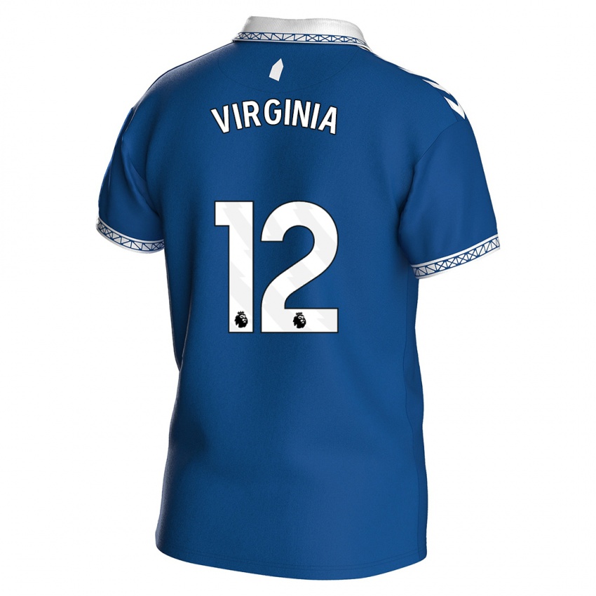 Niño Camiseta João Virgínia #12 Azul Real 1ª Equipación 2023/24 La Camisa México