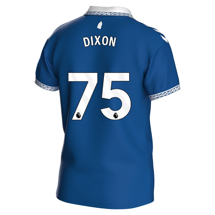 Niño Camiseta Roman Dixon #75 Azul Real 1ª Equipación 2023/24 La Camisa México