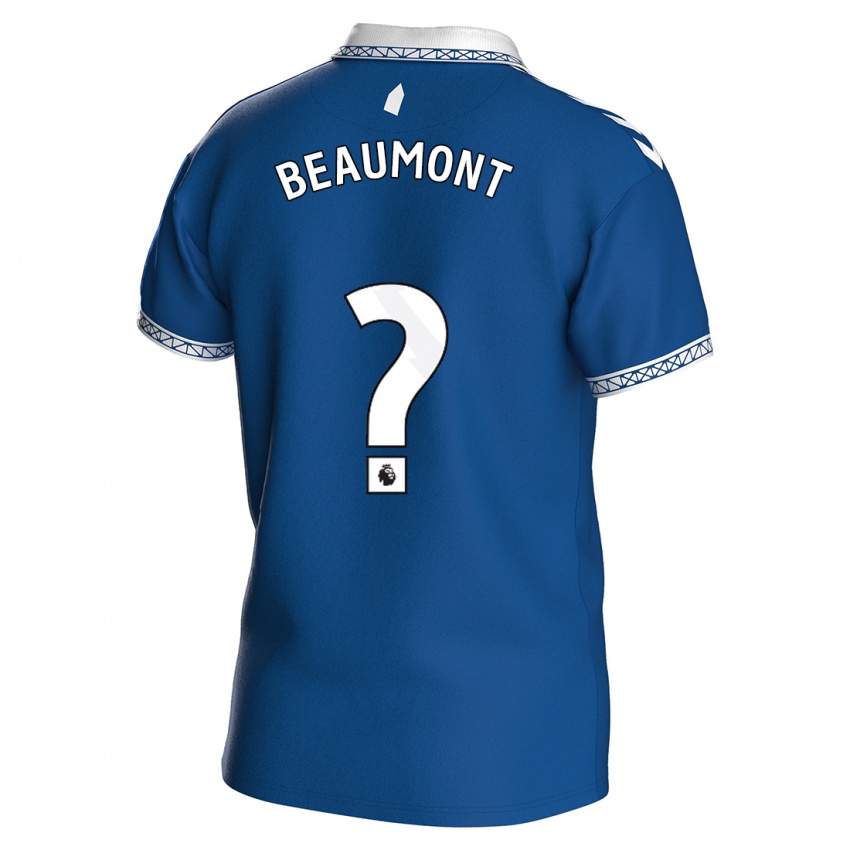 Niño Camiseta Jacob Beaumont-Clark #0 Azul Real 1ª Equipación 2023/24 La Camisa México