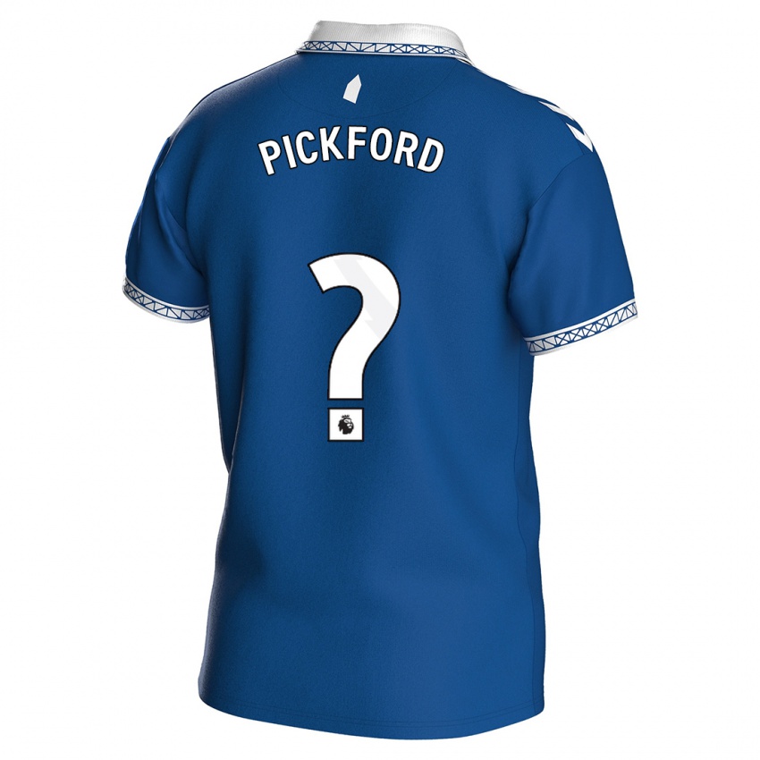 Niño Camiseta George Pickford #0 Azul Real 1ª Equipación 2023/24 La Camisa México
