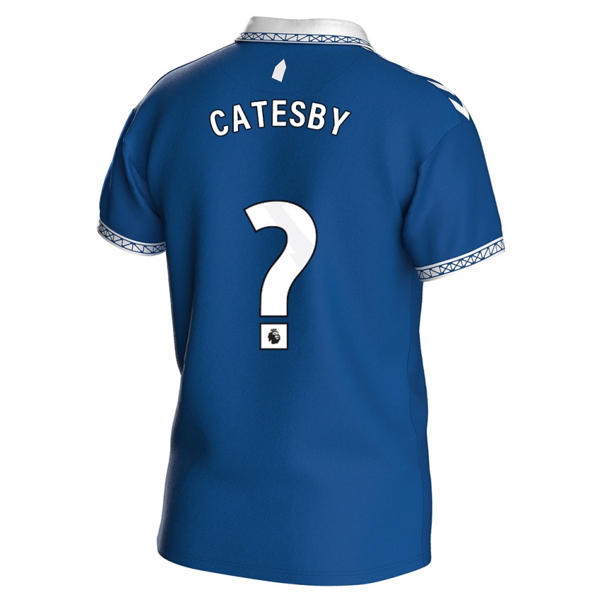 Niño Camiseta Joel Catesby #0 Azul Real 1ª Equipación 2023/24 La Camisa México