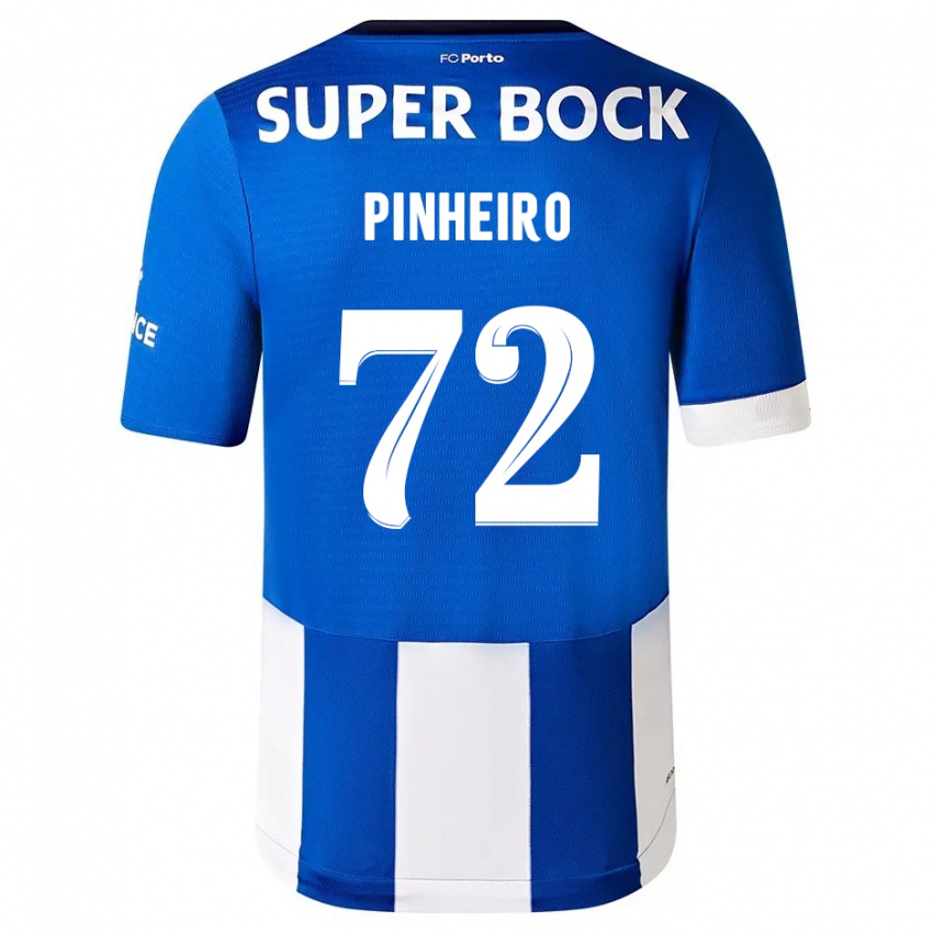 Niño Camiseta Rodrigo Pinheiro #72 Azul Blanco 1ª Equipación 2023/24 La Camisa México