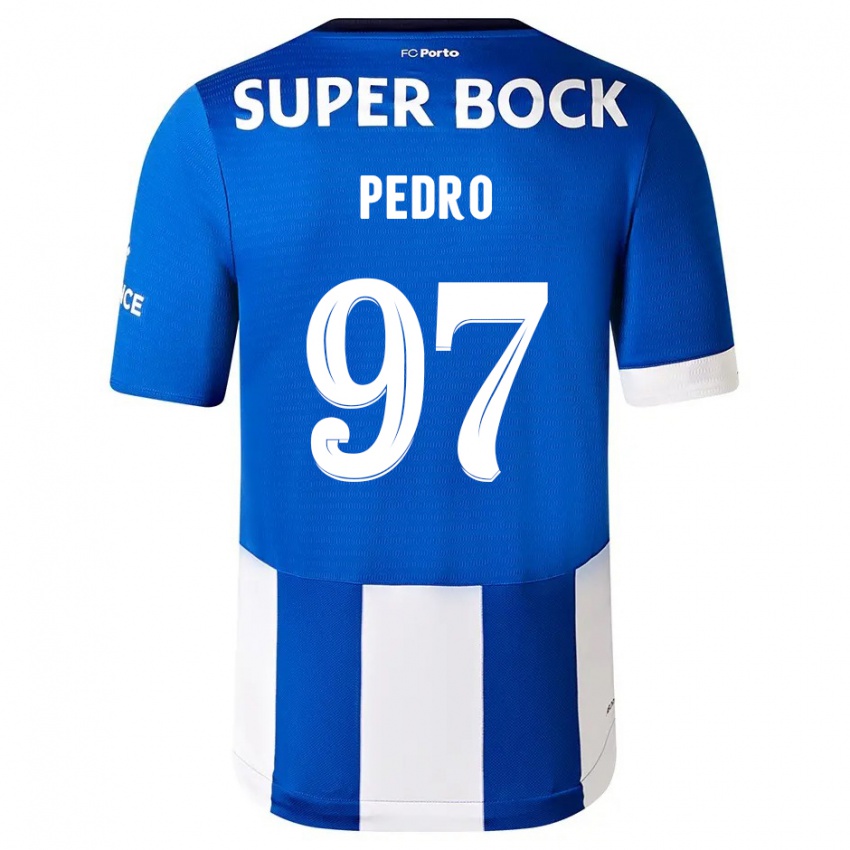 Niño Camiseta Zé Pedro #97 Azul Blanco 1ª Equipación 2023/24 La Camisa México