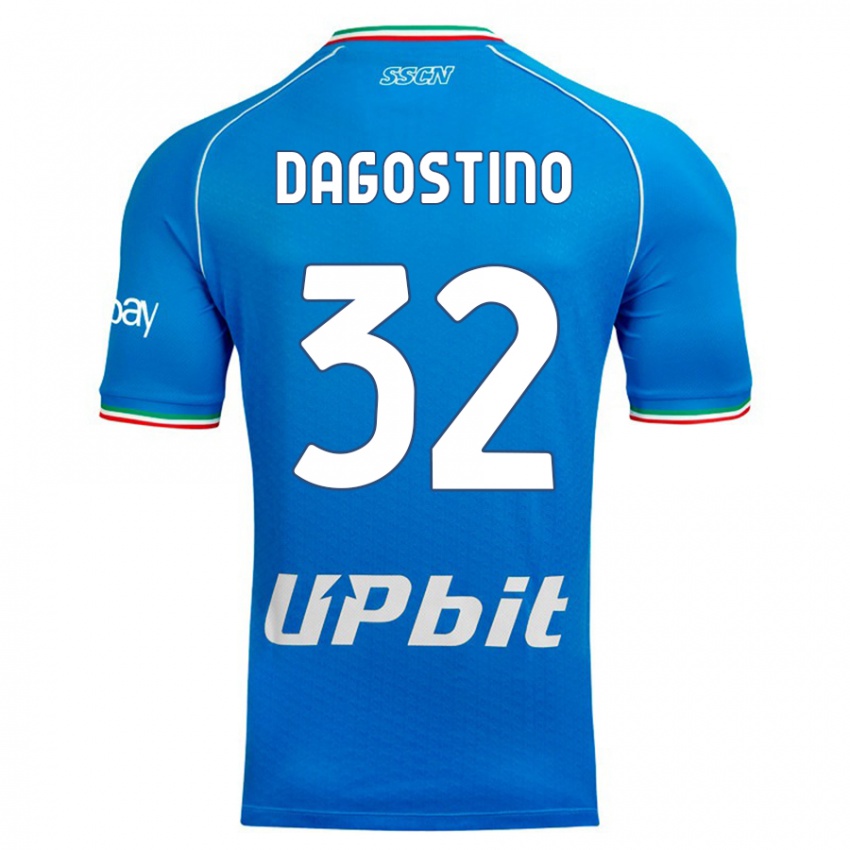 Niño Camiseta Giuseppe Dagostino #32 Cielo Azul 1ª Equipación 2023/24 La Camisa México