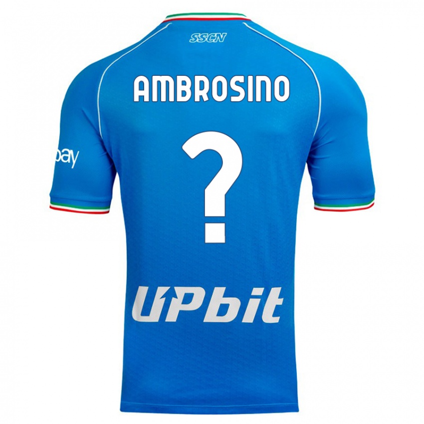 Niño Camiseta Ambrosino #0 Cielo Azul 1ª Equipación 2023/24 La Camisa México