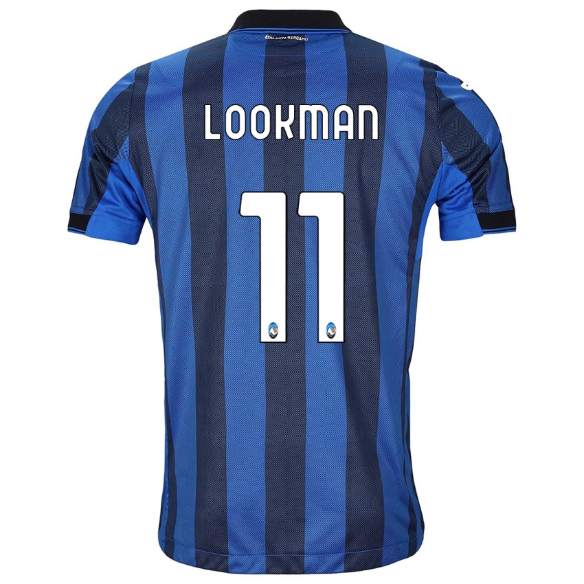 Niño Camiseta Ademola Lookman #11 Azul Negro 1ª Equipación 2023/24 La Camisa México